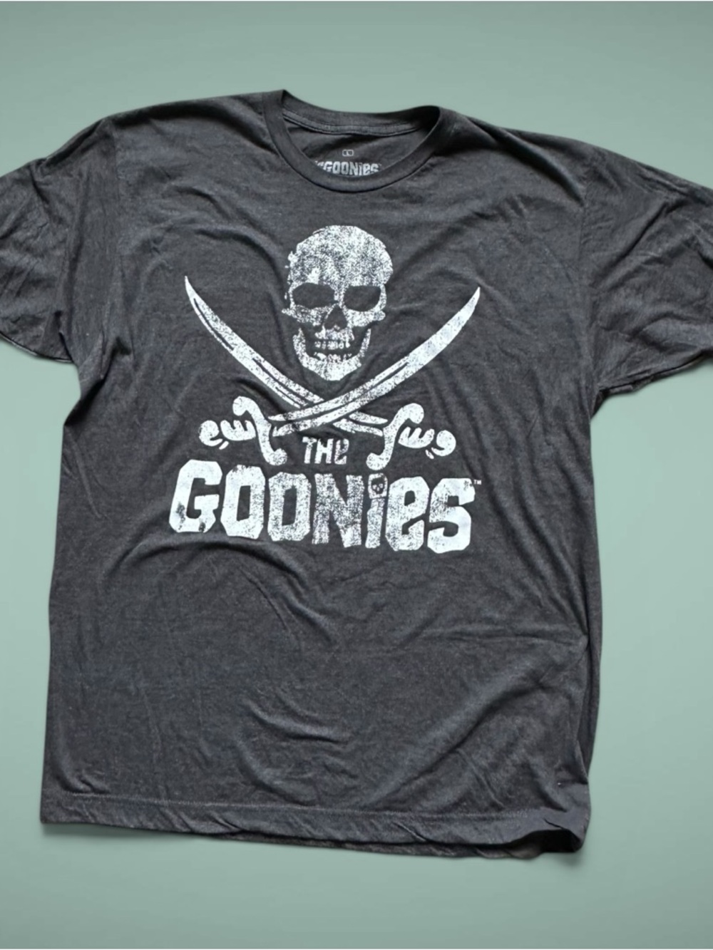 Ripple Junction size L Charcoal Grey Goonies Graphic T-shirt
